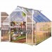 Palram Essence Greenhouse - 8' x 12' - Silver   